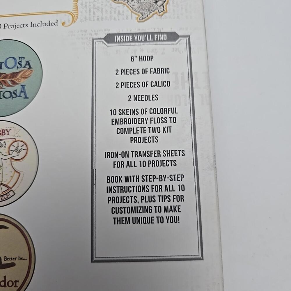 Harry Potter Embroidery (Embroidery Craft) - paperback Wilding, Deborah - Picture 6 of 14
